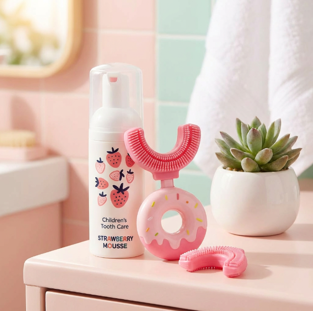 Belli Denti® Set - Zahnbürste und Schaumzahnpasta