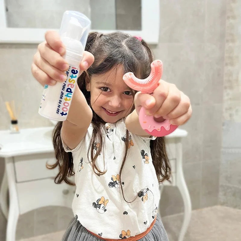 Belli Denti® Set - Zahnbürste und Schaumzahnpasta