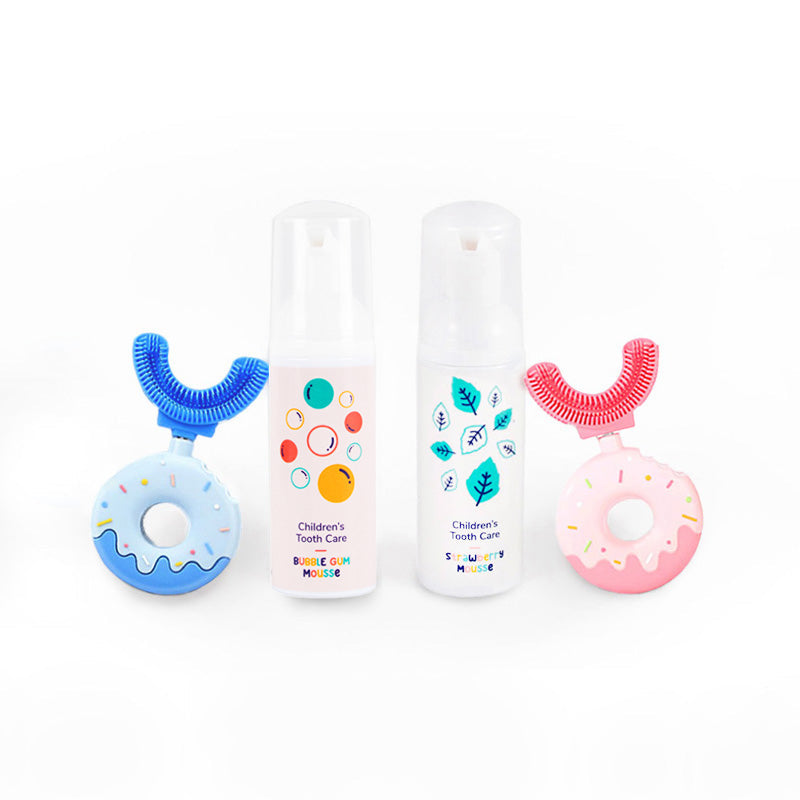 Belli Denti® Set - 2x Zahnbürste und 2x Schaumzahncreme