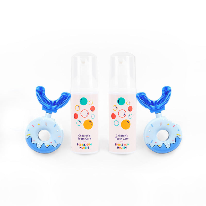 Belli Denti® Set - 2x Zahnbürste und 2x Schaumzahncreme