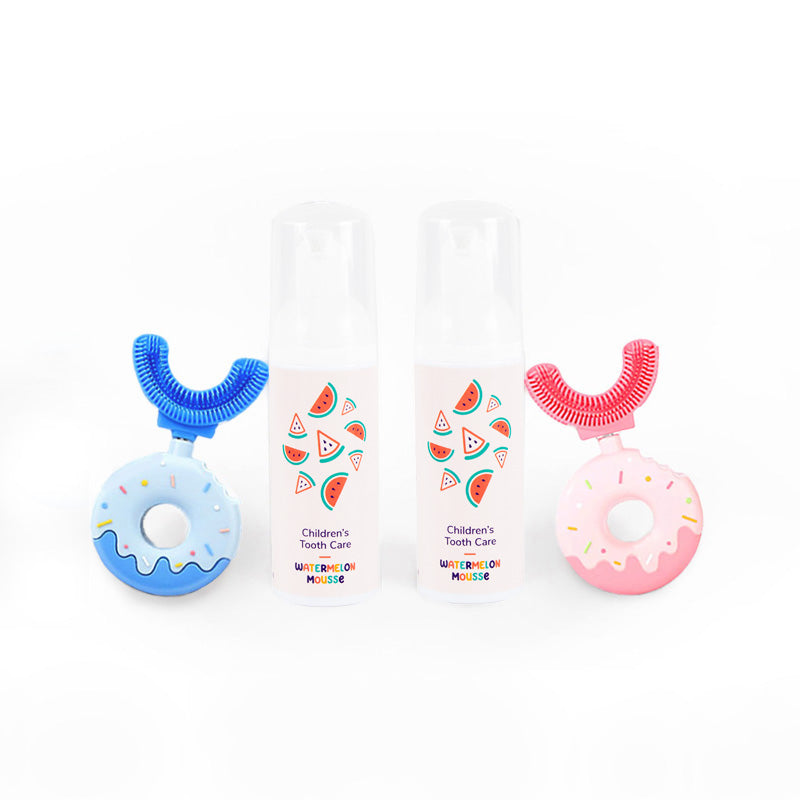Belli Denti® Set - 2x Zahnbürste und 2x Schaumzahncreme